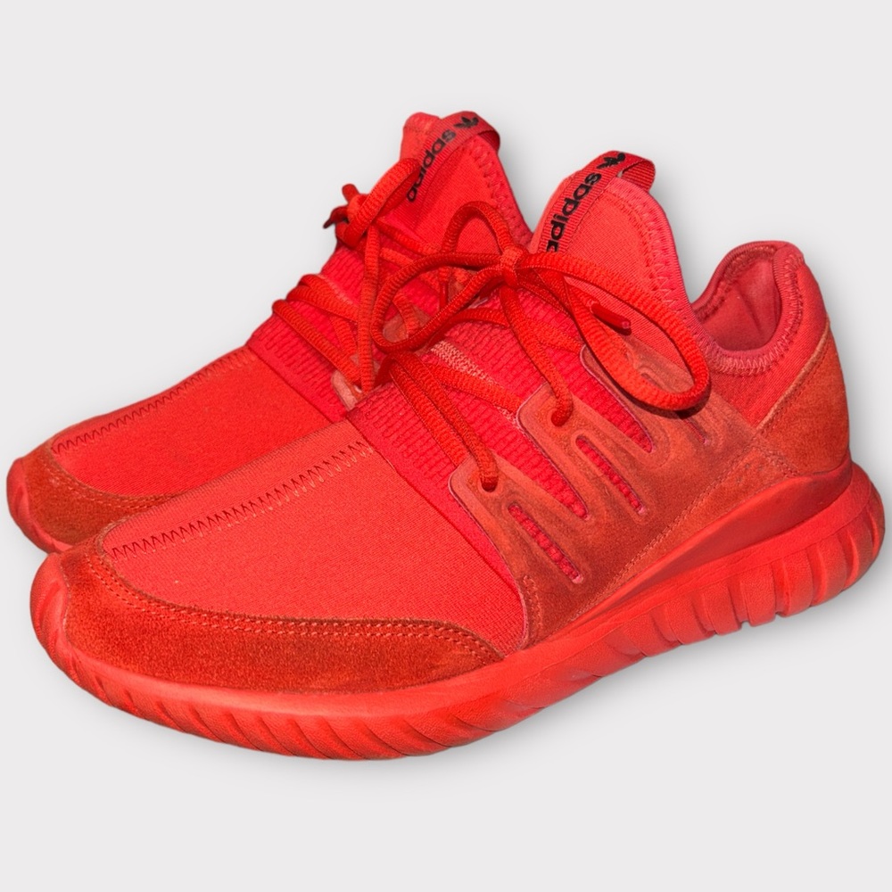 adidas Tubular Radial / Red / Men’s Size 7 US